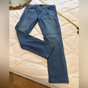 PAIGE Men's Denim Straight-Leg Jeans in Medium Blue